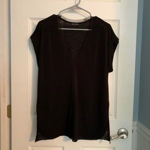 Zara v neck blouse